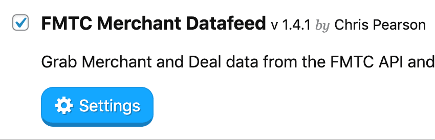 FMTC Datafeed settings via the Manage Boxes page